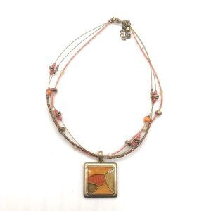 Kenneth Cole Necklace w/ Art Deco Pendant